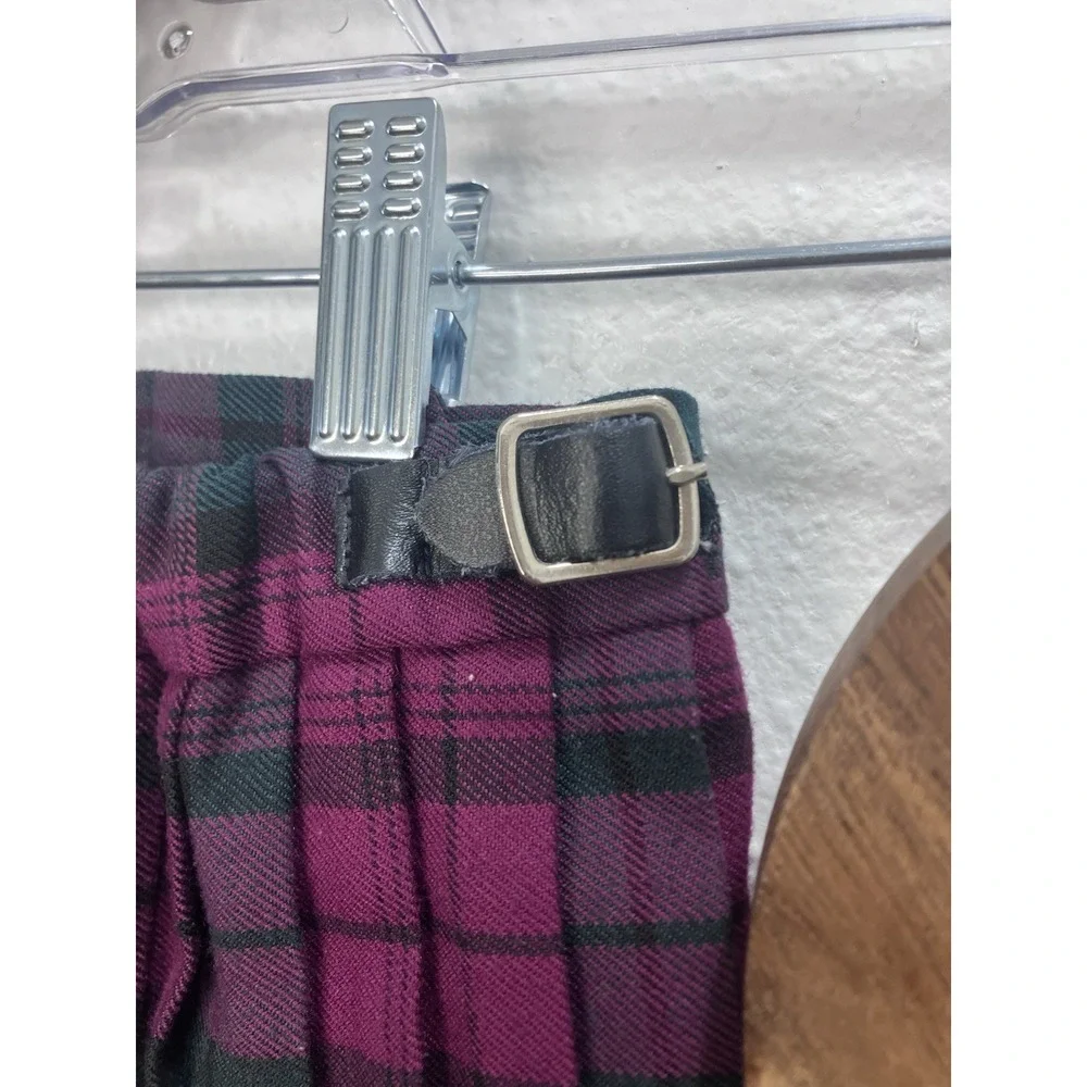 Glen Appin Scotland Tartan Kilt Youth Size Age 4 Years Red Green Kids Childrens